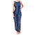 Hawaii Plumeria Lei Family Matching Tank Maxi Dress and Hawaiian Shirt Aloha Festive Vibe - Navy Blue