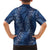 Hawaii Plumeria Lei Kid Hawaiian Shirt Aloha Festive Vibe - Navy Blue