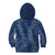 Hawaii Plumeria Lei Kid Hoodie Aloha Festive Vibe - Navy Blue
