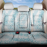 Hawaii Plumeria Lei Back Car Seat Cover Aloha Festive Vibe - Turquoise