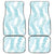 Hawaii Plumeria Lei Car Mats Aloha Festive Vibe - Turquoise
