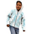Hawaii Plumeria Lei Kid Hoodie Aloha Festive Vibe - Turquoise