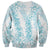 Hawaii Plumeria Lei Sweatshirt Aloha Festive Vibe - Turquoise