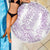 Hawaii Plumeria Lei Beach Blanket Aloha Festive Vibe - Amethyst