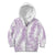 Hawaii Plumeria Lei Kid Hoodie Aloha Festive Vibe - Amethyst