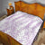 Hawaii Plumeria Lei Quilt Aloha Festive Vibe - Amethyst
