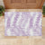 Hawaii Plumeria Lei Rubber Doormat Aloha Festive Vibe - Amethyst