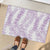 Hawaii Plumeria Lei Rubber Doormat Aloha Festive Vibe - Amethyst