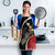 New Zealand Christmas Apron Flora Map with Birds - Polynesian Pride
