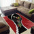New Zealand Christmas Area Rug Flora Map with Birds - Polynesian Pride