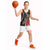New Zealand Christmas Basketball Jersey Flora Map with Birds - Polynesian Pride