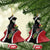 New Zealand Christmas Ceramic Ornament Flora Map with Birds - Polynesian Pride