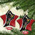 New Zealand Christmas Ceramic Ornament Flora Map with Birds - Polynesian Pride