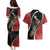 New Zealand Christmas Couples Matching Puletasi and Hawaiian Shirt Flora Map with Birds - Polynesian Pride