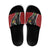 New Zealand Christmas Slide Sandals Flora Map with Birds - Polynesian Pride