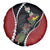 New Zealand Christmas Spare Tire Cover Flora Map with Birds - Polynesian Pride