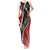New Zealand Christmas Tank Maxi Dress Flora Map with Birds - Polynesian Pride