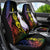 New Caledonia Kanaky Personalized Car Seat Cover Fleche Faitiere Mix Kagu