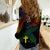 Personalised Vanuatu Women Casual Shirt Turtle Chest Tattoo Flag Color - Tafea LT7 - Polynesian Pride