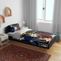 Personalized Philippines Tribal Bedding Set Tropical Waves - Plumeria