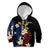 Personalized Philippines Tribal Kid Hoodie Tropical Waves - Plumeria