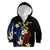Personalized Philippines Tribal Kid Hoodie Tropical Waves - Plumeria