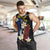 Personalized Philippines Tribal Men Tank Top Tropical Waves - Plumeria