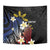 Personalized Philippines Tribal Tapestry Tropical Waves - Plumeria
