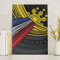 Philippines Sun Canvas Wall Art Pasifika Tribal Style