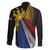 Philippines Sun Family Matching Long Sleeve Bodycon Dress and Hawaiian Shirt Pasifika Tribal Style