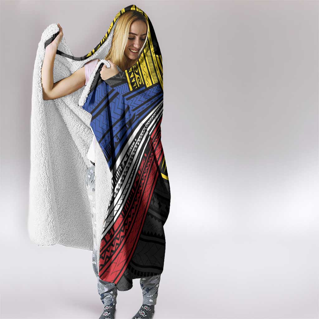 Philippines Sun Hooded Blanket Pasifika Tribal Style LT7 - Polynesian Pride