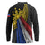 Philippines Sun Long Sleeve Polo Shirt Pasifika Tribal Style