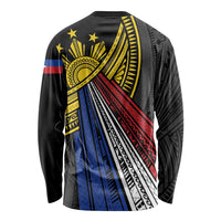 Philippines Sun Long Sleeve Shirt Pasifika Tribal Style