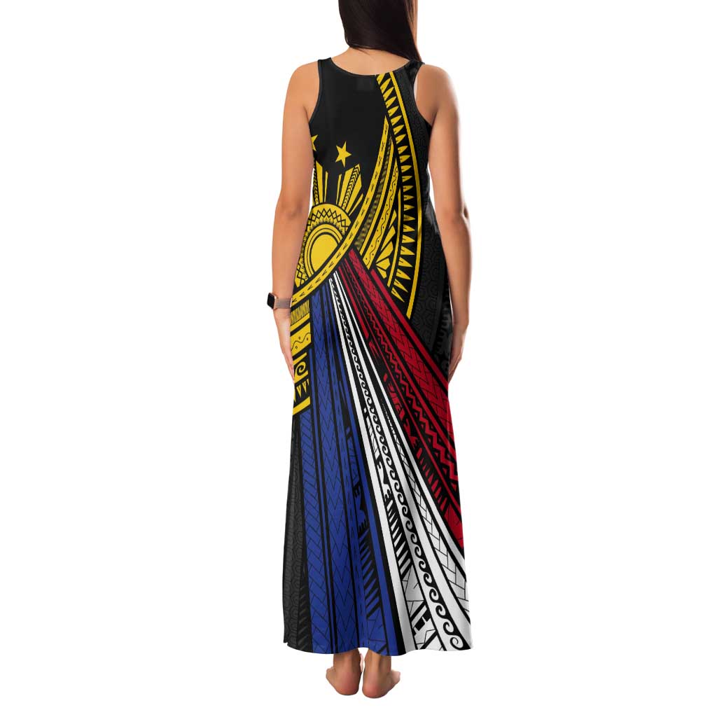 Philippines Sun Tank Maxi Dress Pasifika Tribal Style