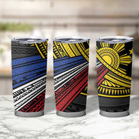 Philippines Sun Tumbler Cup Pasifika Tribal Style LT7 - Polynesian Pride