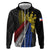 Philippines Sun Zip Hoodie Pasifika Tribal Style