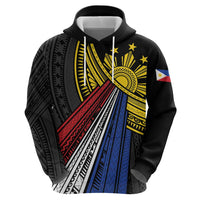 Philippines Sun Zip Hoodie Pasifika Tribal Style LT7 - Polynesian Pride