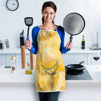 Hawaii Oahu Island Flowers Lei Apron Yellow Ilima Mix Plumeria LT7 - Polynesian Pride