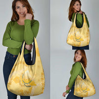 Hawaii Oahu Island Flowers Lei Grocery Bag Yellow Ilima Mix Plumeria LT7 - Polynesian Pride