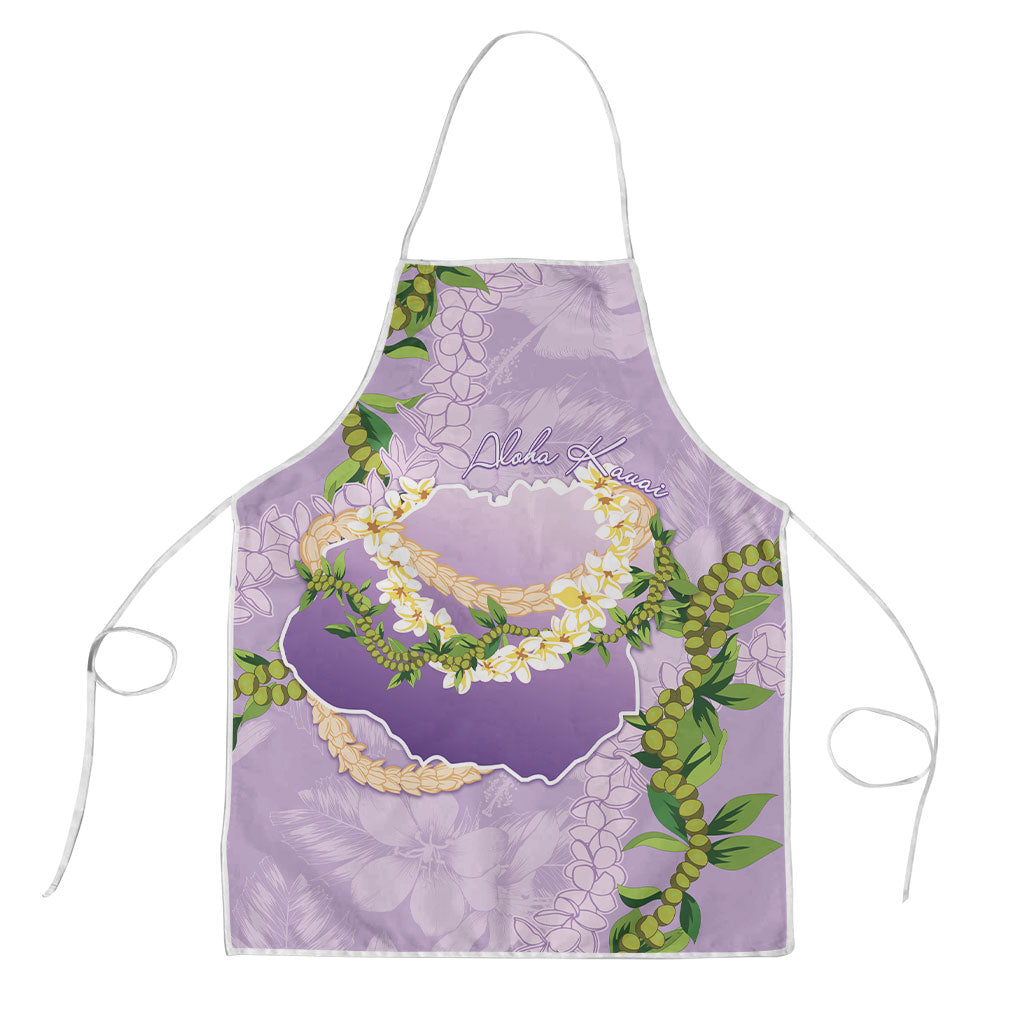 Hawaii Kauai Island Flowers Lei Apron Mokihana Lei LT7 Lavender - Polynesian Pride