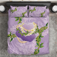Hawaii Kauai Island Flowers Lei Bedding Set Mokihana Lei