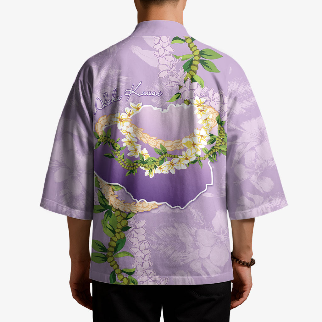 Hawaii Kauai Island Flowers Lei Kimono Mokihana Lei LT7 - Polynesian Pride