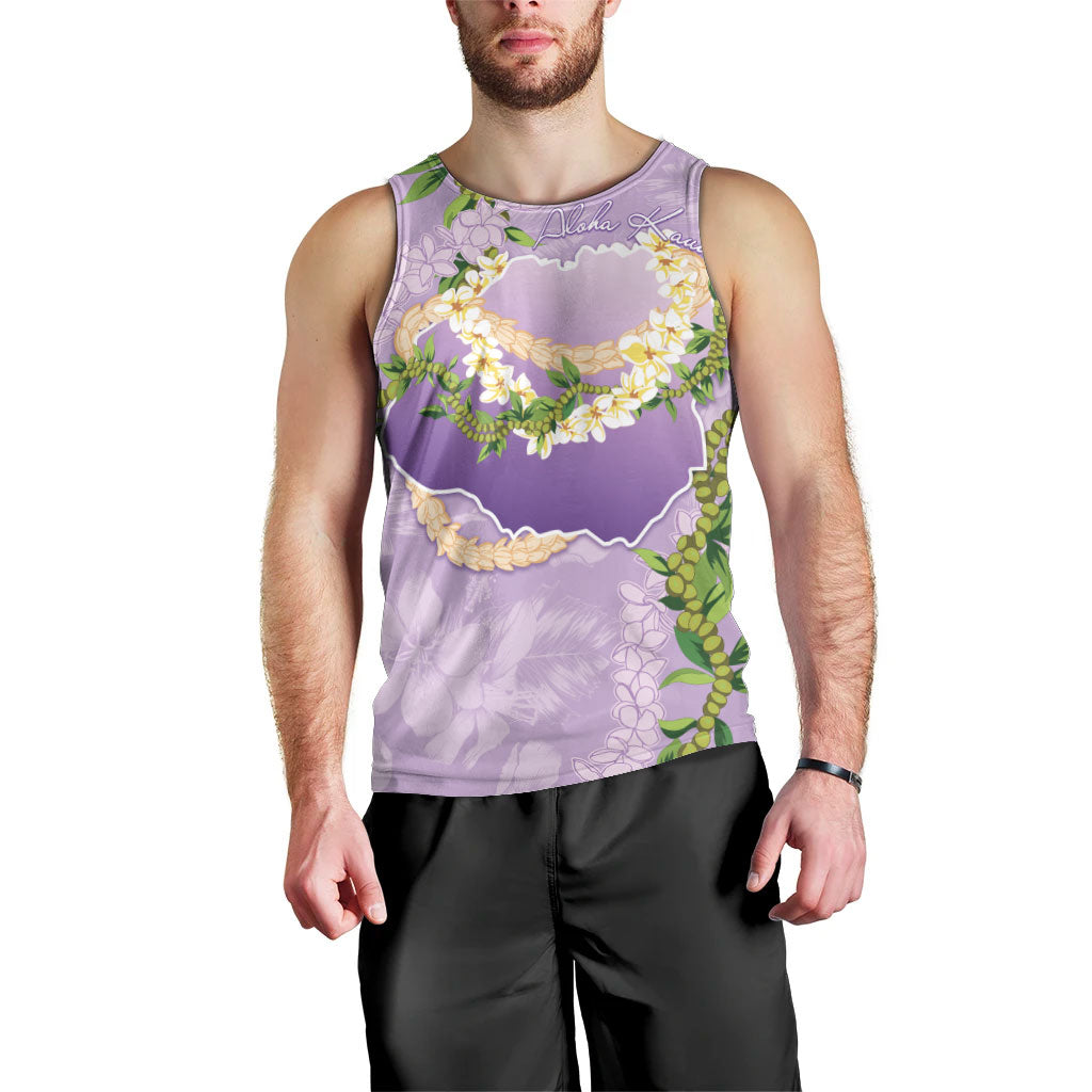 Hawaii Kauai Island Flowers Lei Men Tank Top Mokihana Lei LT7 - Polynesian Pride