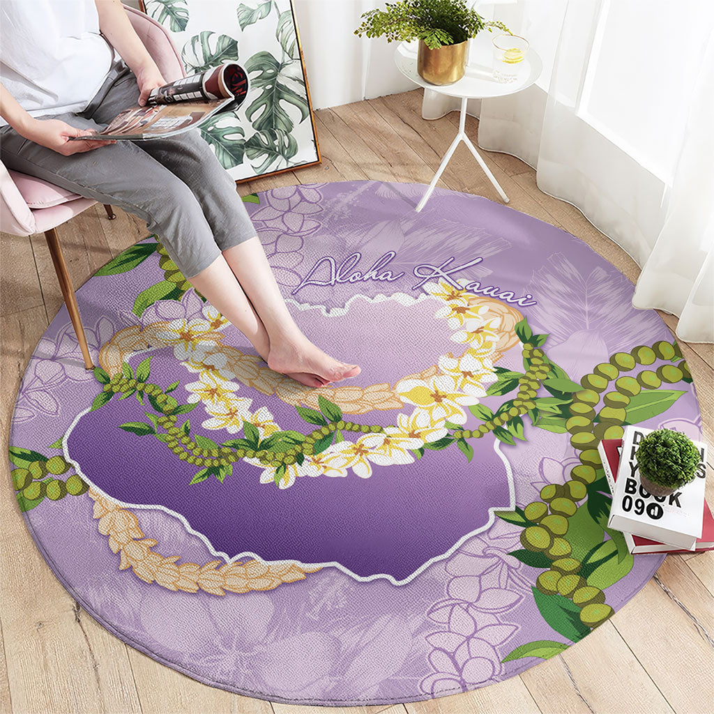 Hawaii Kauai Island Flowers Lei Round Carpet Mokihana Lei LT7 - Polynesian Pride