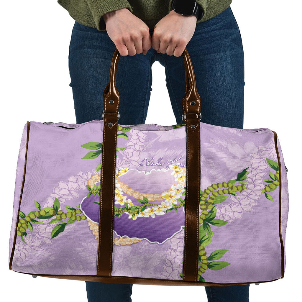 Hawaii Kauai Island Flowers Lei Travel Bag Mokihana Lei