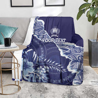 Fiji Queen Victoria School Personalised Blanket Masi Tapa Torn Style