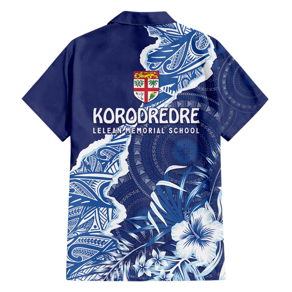 Fiji Lelean Memorial School Personalised Family Matching Short Sleeve Bodycon Dress and Hawaiian Shirt Korodredre Davuilevu Masi Mix Style
