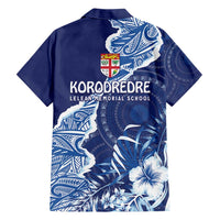 Fiji Lelean Memorial School Personalised Family Matching Short Sleeve Bodycon Dress and Hawaiian Shirt Korodredre Davuilevu Masi Mix Style