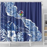 Fiji Lelean Memorial School Personalised Shower Curtain Korodredre Davuilevu Masi Mix Style