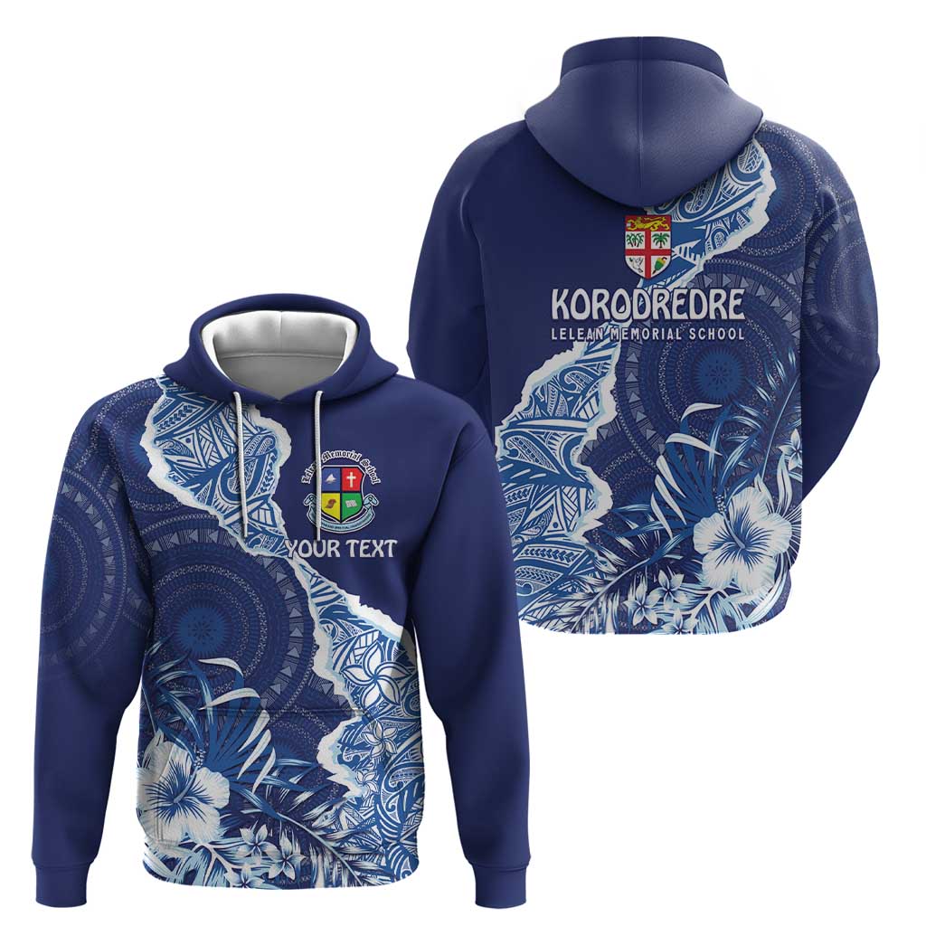 Fiji Lelean Memorial School Personalised Zip Hoodie Korodredre Davuilevu Masi Mix Style